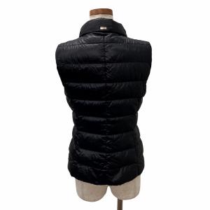 HERNO 美品 ダウンベスト ナイロン ダブルジップ 黒 ブラック 40 M PI0483D