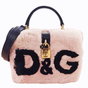 BB5970 2WAY ラビットファー ボックスバッグ