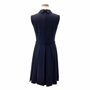 FOXEY NEW YORK ビブリオテーク ドレス ワンピース 38 41081 ネイビー