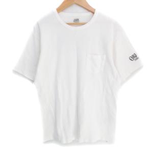 TENDERLOIN Tシャツ カットソー 半袖 クルーネック ロゴプリント S 白 黒 ホワイト ブラック /FF4 GY03