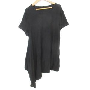 ヨウジヤマモト × アディダス adidas チュニック カットソー 半袖 ラウンドネック ロゴ 刺?