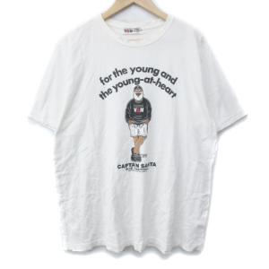 × ボートハウス Boat House Tシャツ カットソー 半袖 クルーネック ロゴ プリント 5 XL