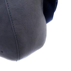 Agnes b. VOYAGE ショルダーバッグ 斜め掛け ロゴ レザー 紺 ネイビー /HO8 GY01