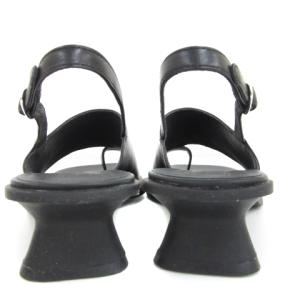 CAMPER ディナ Dina ストラップサンダル ローヒール レザー 38 24?p ブラック 黒 K201164-001
