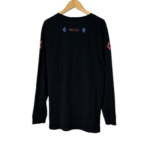 Marcelo Burlon スカルロングTシャツ 黒 ブラック AL