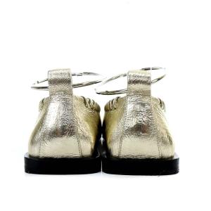 JIL SANDER バレリーナ フラットシューズ 37 ゴールド色