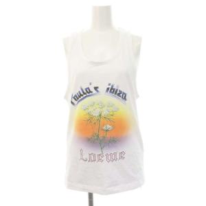 Paula ibiza タンクトップ プリント S 白 ホワイト /HK OS