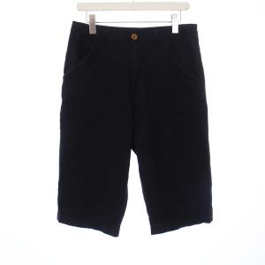 AD2009 10SS Random Collage期 ポリ縮絨 ショートパンツ ハーフパンツ S 黒