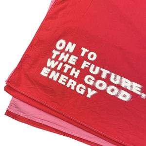 COMME des GARCONS オリジナル ストール 長方形 赤 レッド ピンク OG-K404