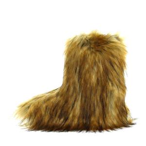 FUMIKA_UCHIDA FAUX FUR BOOTS COVER ONESIZE COYOTE