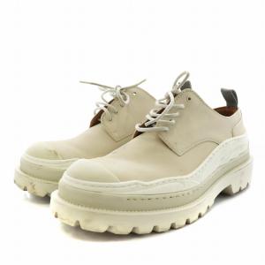 Dior ×Sacai LACE UP SHOES 43 ベージュ