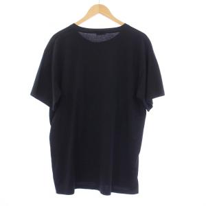CELINE 21AW トルバドゥール ルーズTシャツ ロゴプリント M ブラック
