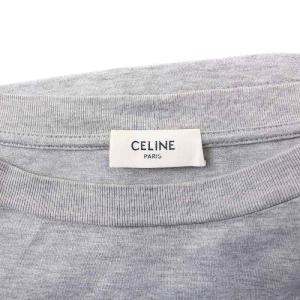 CELINE FLAG PRINT T-SHIRT Tシャツ カットソー 半袖 プリント グレー /KH ST