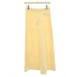 23AW ミルドフレンチメリノリブニットフレアスカート MILLED FRENCH MERINO RIB