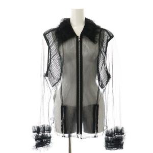 ◆Maison Margiela◆ ドロップショルダー ジャケット 18SS ジャケット 1B ドロップショルダー ストライプ ネイビー