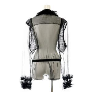 Maison Margiela 22SS チュールジャケット 白タグ 38 ブラック S31DL0264