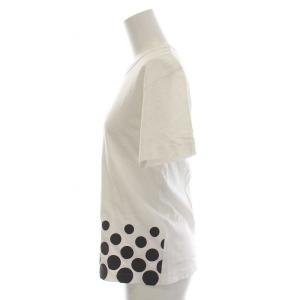BLACK COMME des GARCONS ナイキ NIKE Tシャツ カットソー クルーネック ドット ロゴ プリント 半袖 S 白 ホワイト 黒