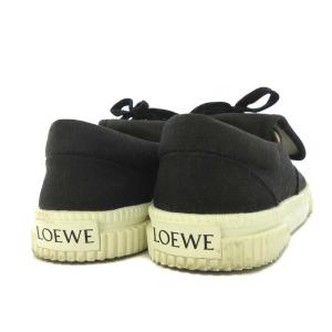 LOEWE アナグラム キャンバス スニーカー 36 ブラック L815282X20