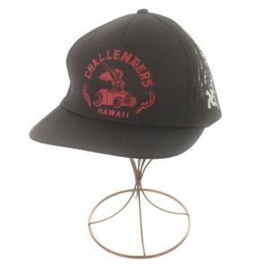 hawaii キャップ 帽子 黒 ブラック /DK