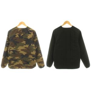 GRAMiCCi リバーシブルジャケット カモフラ 迷彩柄 M カーキ 黒 ブラック GMJK-14F110 /DK