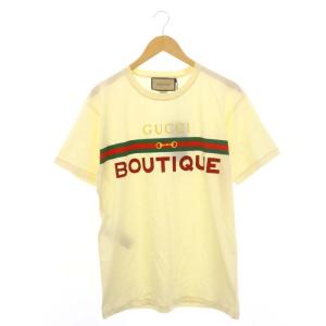 BOUTIQUE プリントTシャツ S アイボリー 615044
