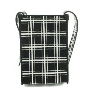 MARNI チェックショルダーバッグ ブラック ホワイト SBMP0152A0P6053
