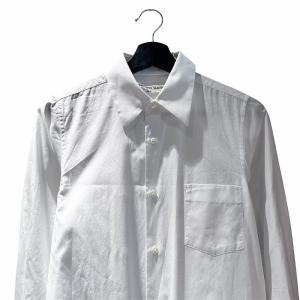 COMME des GARCONS 23AW シャツワンピース ロング丈 長袖 XS 白 ホワイト GL-B008