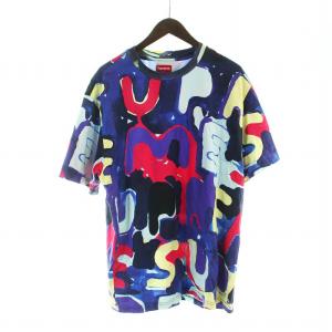 20SS Painted Logo S/S Top Tシャツ カットソー 半袖 ペイント 総柄 L マルチカラー