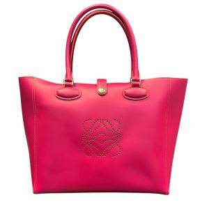 レオ トートバッグ アナグラム ポーチ付き ピンク オレンジ