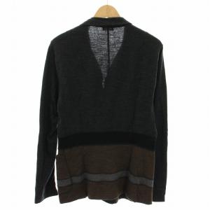 kolor ビーコン BEACON ニットカーディガン 長袖 2 チャコールグレー 茶 ブラウン 15WBM-T04232