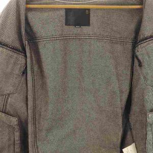 R13 ダメージ加工 デニムジャケット ジージャン Gジャン M 黒 ブラック /KO OS