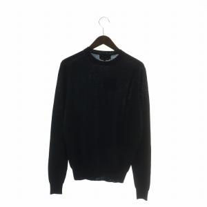 HERMES PULL COL ROND サマーニット S ネイビー