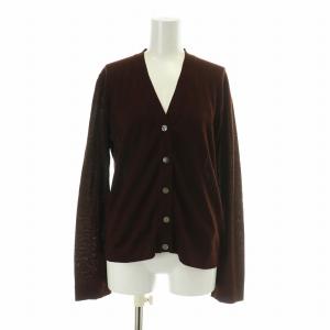 マルジェラ期 カーディガン カシミヤ シルク混 ブラウン