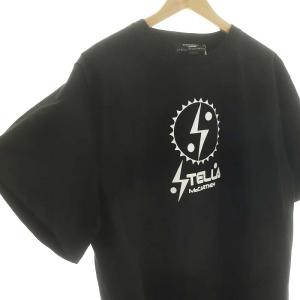 STELLA McCARTNEY プリントカットソー 半袖 Tシャツ XL 黒 白 ブラック ホワイト /MI OS SH