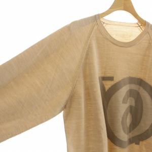MM6 Maison Margiela タグ付き 20AW ニット セーター ロゴ ウール混 クルーネック S32HA0575 長袖 XS ベージュ