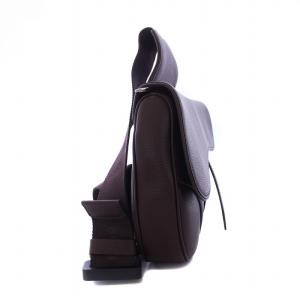 Christian Dior サドルバッグ グレインカーフレザー ブラウン