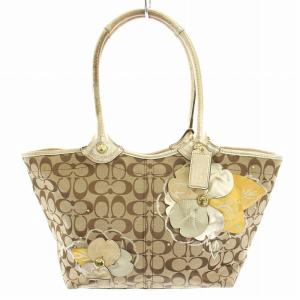 ブリーカーシグネチャーフローラルトート トートバッグ ハンドバッグ キャンバス ベージュ F16276