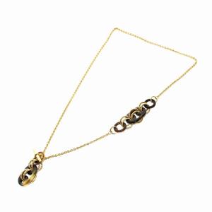 HERMES 21AW ユリディスPM バッファローホーン&メタルペンダント ゴールドカラー