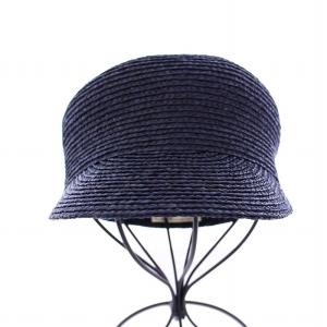 HERMES 23SS Galatee ラフィア キャスケット セリエボタン 56 ネイビー