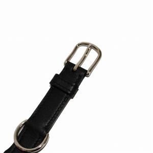 HERMES 2019年 レザーベルト Dリング 80 ブラック D刻印