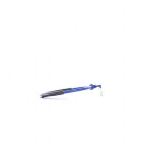 HERMES ループ GM ピアス ブルー ブラック