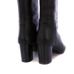 HERMES ケリー ロングブーツ レザー 37.5 ブラック