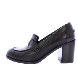 HERMES ドーフィン70 ローファー チャンキーヒール 37 ブラック