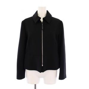 22AW ステンカラージャケット 38 ブラック 2H0203DM