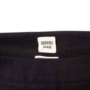 HERMES タイトスカート 34 ブラック