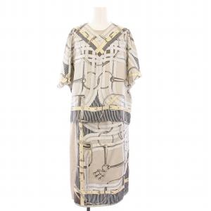 セットアップ シルク 38 ベージュ