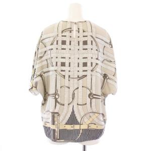 HERMES セットアップ シルク 38 ベージュ