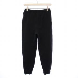 HERMES スウェット ジョガーパンツ ロゴ刺繍 34 ブラック