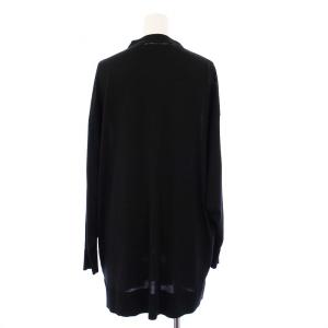 HERMES ニットカーディガン 38 ブラック