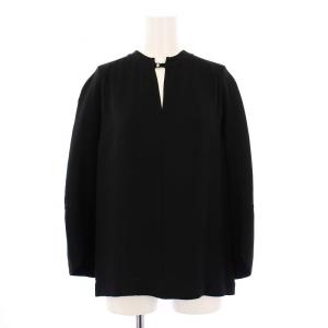 ブラウス スキッパー プルオーバー 34 ブラック